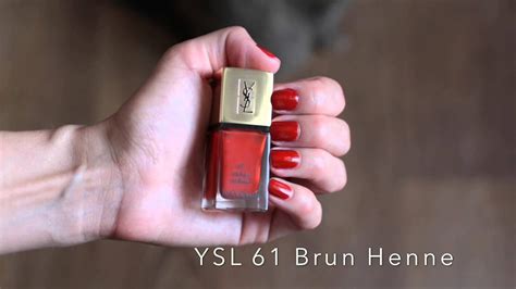 ysl nagellak brun henne|vernis à ongles ysl.